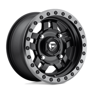 Fuel Offroad D557 ANZA Matte Black Gun Metal Ring 15x7 +13 4x110mm 79.4mm - WheelWiz