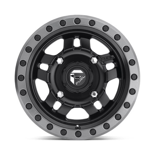 Fuel Offroad D557 ANZA Matte Black Gun Metal Ring 14x7 +38 4x156mm 132mm - Wheelwiz