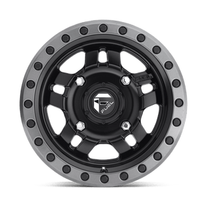 Fuel Offroad D557 ANZA Matte Black Gun Metal Ring 14x7 +38 4x156mm 132mm - Wheelwiz