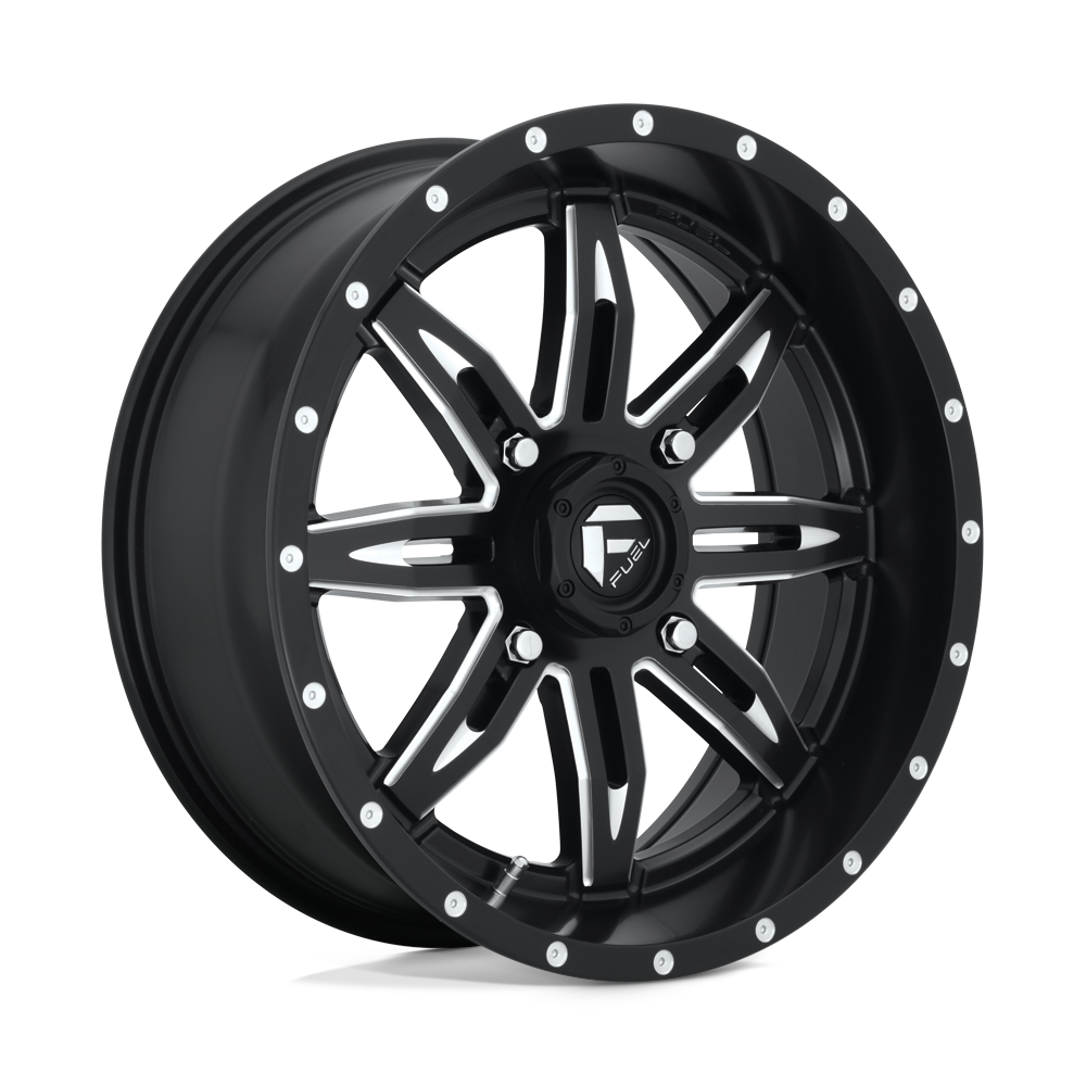 Fuel Offroad D567 LETHAL Matte Black Milled 18x7 +13 4x137mm 110.1mm - WheelWiz