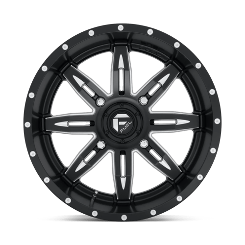 Fuel Offroad D567 LETHAL Matte Black Milled 18x7 +13 4x137mm 110.1mm - WheelWiz