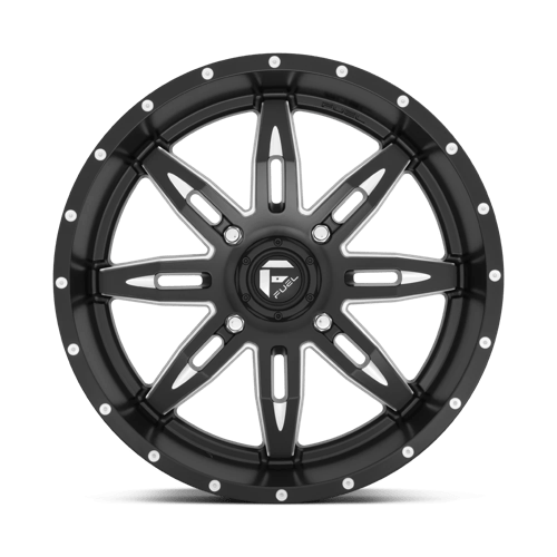 Fuel Offroad D567 LETHAL Matte Black Milled 20x7 +13 4x156mm 132mm - WheelWiz