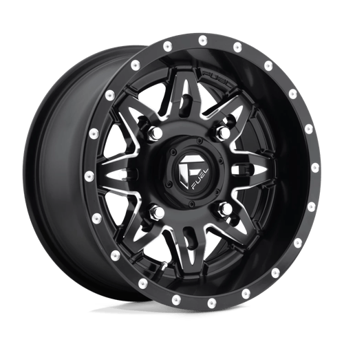 Fuel Offroad D567 LETHAL Matte Black Milled 15x7 +13 4x137mm 110.1mm - Wheelwiz