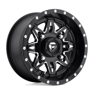 Fuel Offroad D567 LETHAL Matte Black Milled 15x7 +13 4x156mm 132mm - Wheelwiz