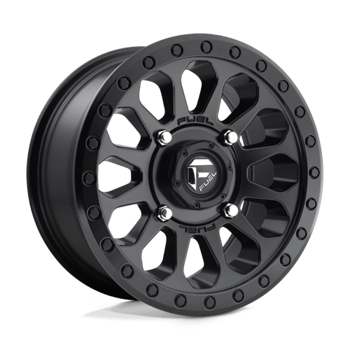 Fuel Offroad D579 VECTOR UTV Matte Black 14x7 +13 4x156mm 132mm - Wheelwiz
