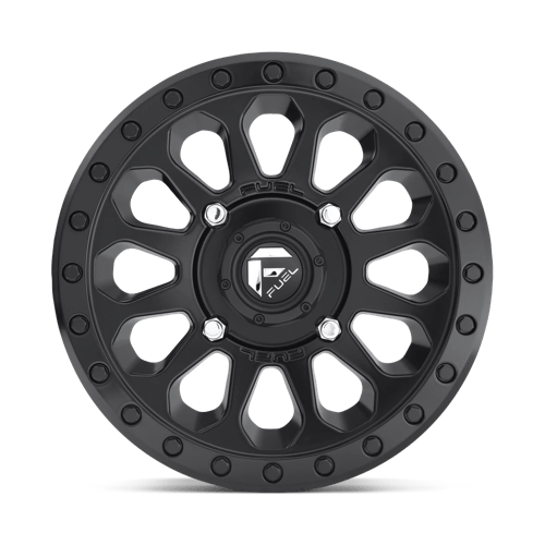 Fuel Offroad D579 VECTOR UTV Matte Black 14x7 +13 4x156mm 132mm - Wheelwiz