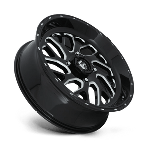Fuel Offroad D581 TRITON Gloss Black Milled 20x7 +13 4x156mm 132mm - Wheelwiz