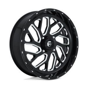 Fuel Offroad D581 TRITON Gloss Black Milled 22x7 +13 4x137mm 110.1mm - Wheelwiz