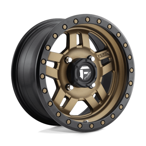 Fuel Offroad D583 ANZA UTV Matte Bronze Black Bead Ring 15x7 +13 4x156mm 132mm - Wheelwiz