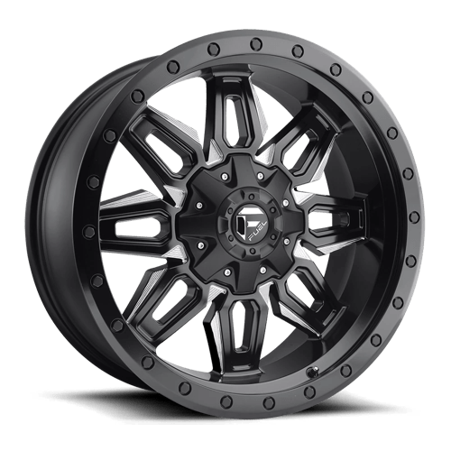 Fuel Offroad D591 NEUTRON Matte Black Milled 18x9 +01 5x139.7|5x150mm 110.1mm - WheelWiz