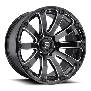 Fuel Offroad D598 DIESEL Gloss Black Milled 20x10 -18 5x139.7mm 108mm - WheelWiz