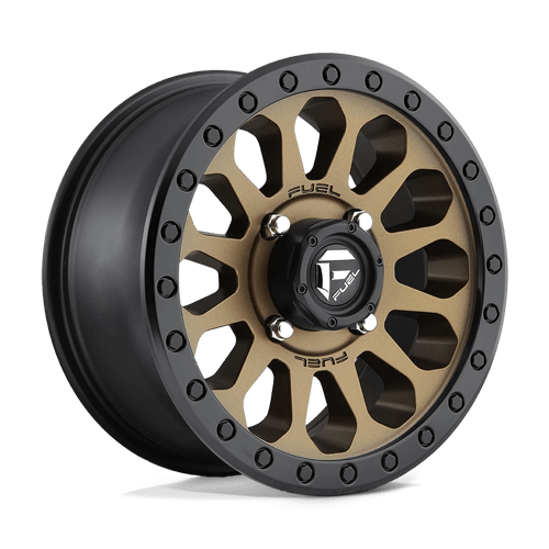 Fuel Offroad D600 VECTOR UTV Matte Bronze Black Bead Ring 14x7 +38 4x137mm 110.1mm - Wheelwiz