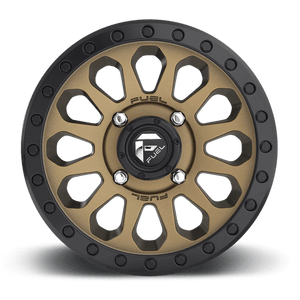 Fuel Offroad D600 VECTOR UTV Matte Bronze Black Bead Ring 14x7 +38 4x137mm 110.1mm - Wheelwiz