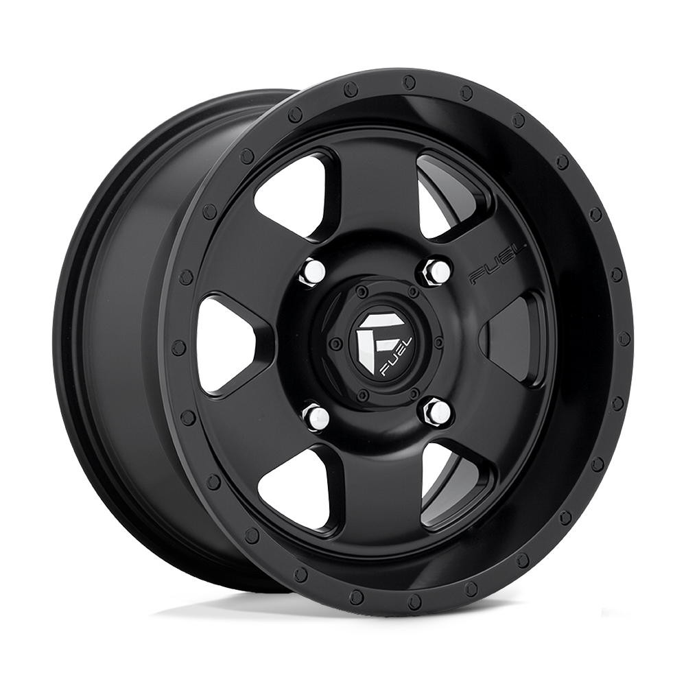 Fuel Offroad D618 PODIUM Matte Black 15x7 +13 4x137mm 110.1mm - WheelWiz