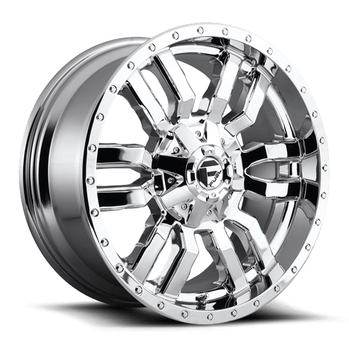 Fuel Offroad D631 SLEDGE Chrome Plated 20x9 +1 6x135|6x139.7mm 106.1mm - Wheelwiz