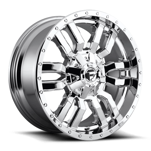 Fuel Offroad D631 SLEDGE Chrome 20x10 -18 6x135|6x139.7mm 106.1mm - Wheelwiz