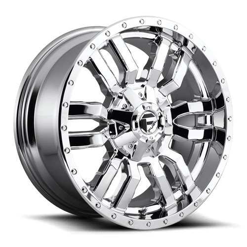 Fuel Offroad D631 SLEDGE Chrome Plated 22x10 +10 8x170mm 125.1mm - WheelWiz