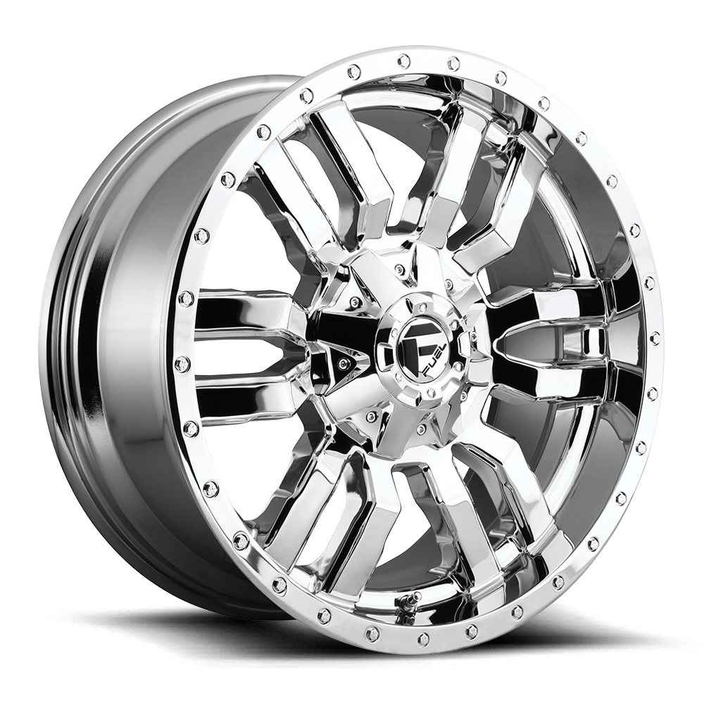 Fuel Offroad D631 SLEDGE Chrome Plated 22x10 +10 8x170mm 125.1mm - WheelWiz