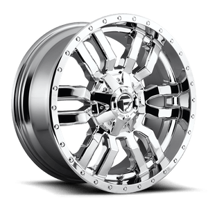 Fuel Offroad D631 SLEDGE Chrome Plated 22x10 +10 8x170mm 125.1mm - WheelWiz