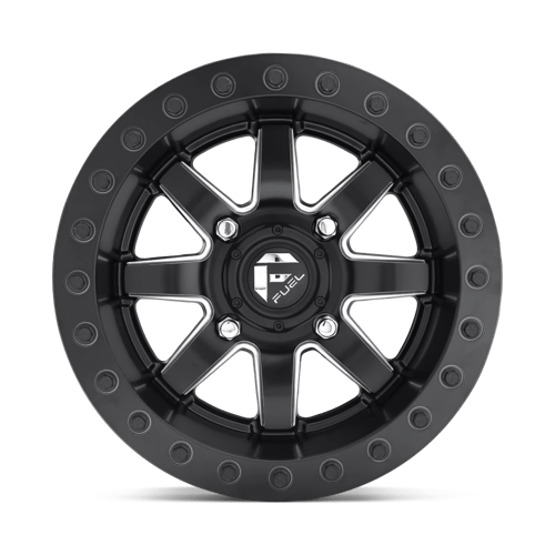 Fuel Offroad D928 MAVERICK BEADLOCK Matte Black 15x10 0 4x137mm 110.1mm - Wheelwiz