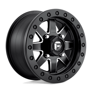 Fuel Offroad D938 MAVERICK BEADLOCK Matte Black Milled 14x7 +13 4x156mm 132mm - WheelWiz