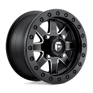 Fuel Offroad D938 MAVERICK BEADLOCK Matte Black Milled 14x7 +13 4x156mm 132mm - WheelWiz