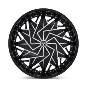 DUB  Gloss Black Milled 26x10 +05 Custom 78.1mm - Wheelwiz