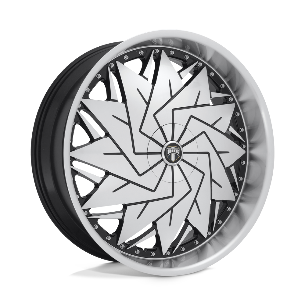 DUB S234 DAZR Gloss Black Machined 26x10 +05 5x120.65|5x127mm 78.1mm - WheelWiz
