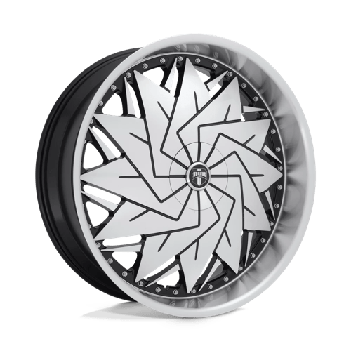 DUB  Gloss Black Machined 26x9 +25 Custom 72.6mm - Wheelwiz