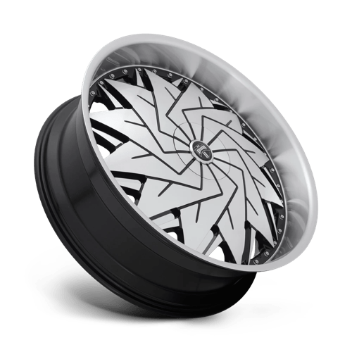 DUB  Gloss Black Machined 26x9 +25 Custom 72.6mm - Wheelwiz