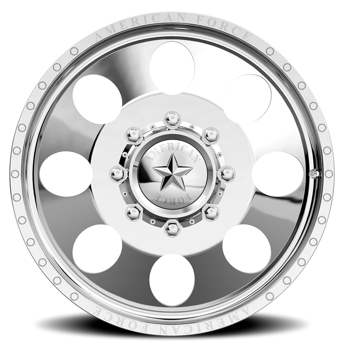 American Force DB01 Radial DBO Polished 24x8.25 -145 10x225mm 170mm - Wheelwiz