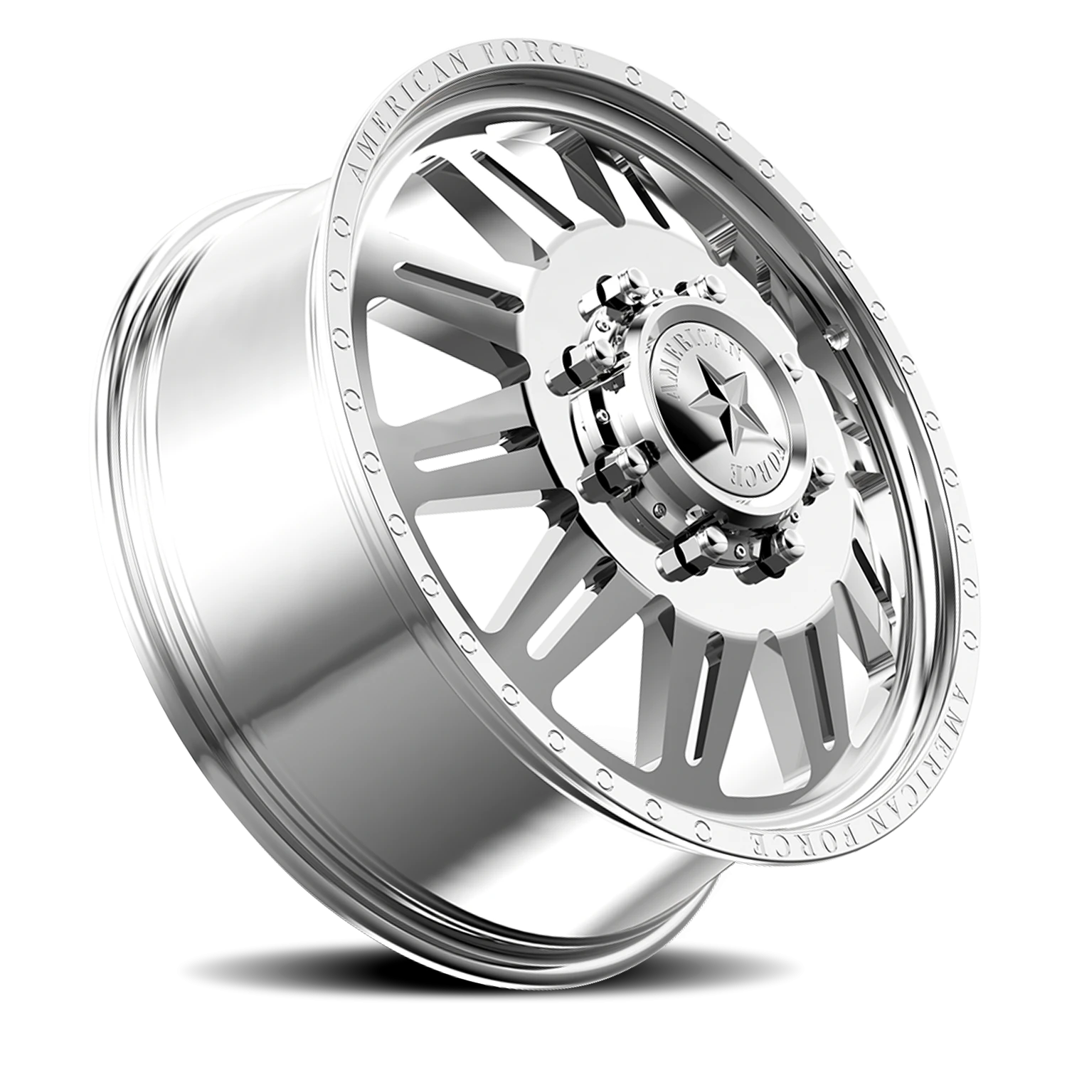American Force DB04 Clutch DBO Polished 24x8.25 -145 10x225mm 170mm - Wheelwiz