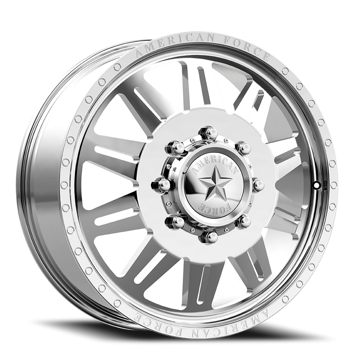 American Force DB04 Clutch DBO Polished 24x8.25 +169 8x165.1mm 117mm - Wheelwiz