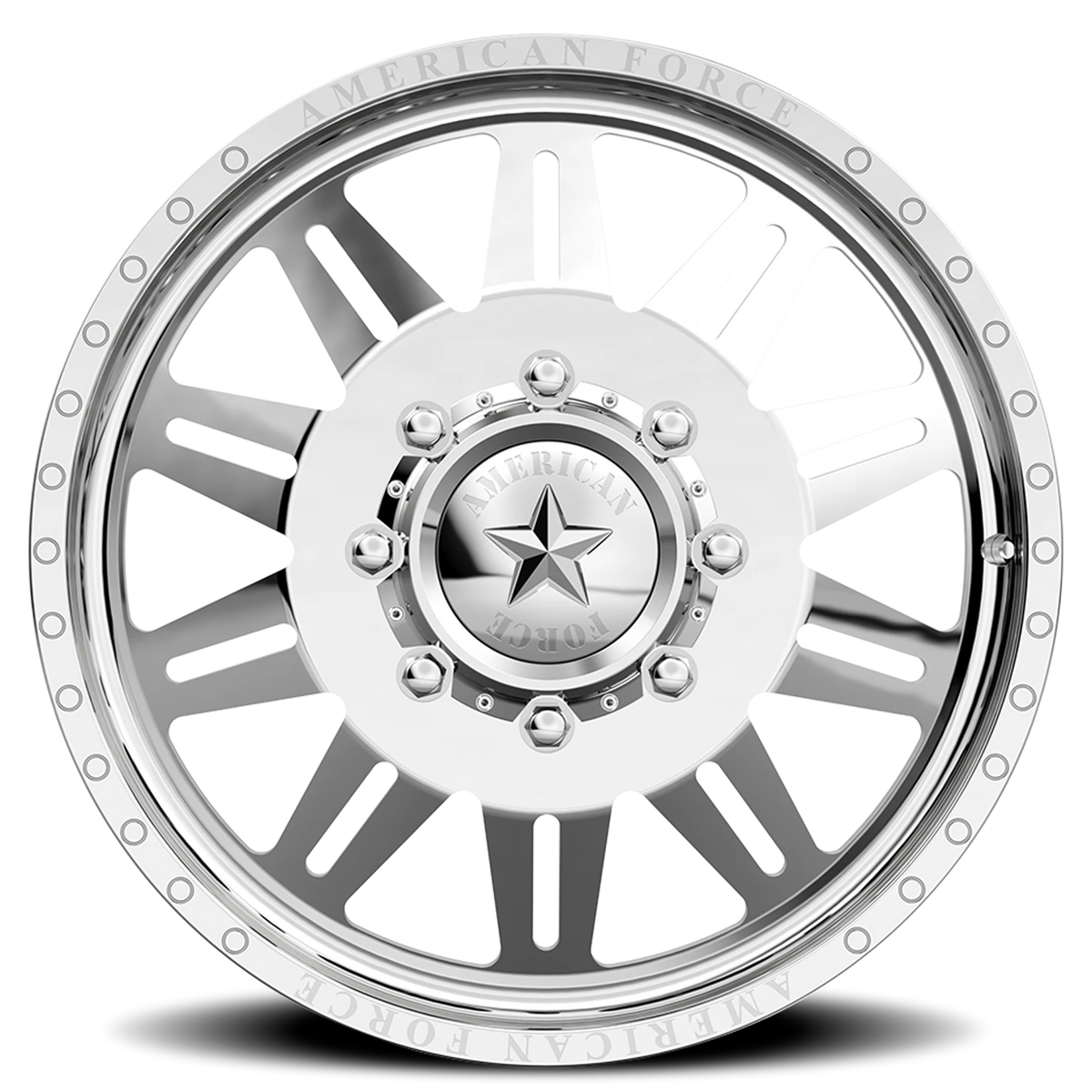 American Force DB04 Clutch DBO Polished 20x8.25 +169 8x165.1mm 117mm - Wheelwiz