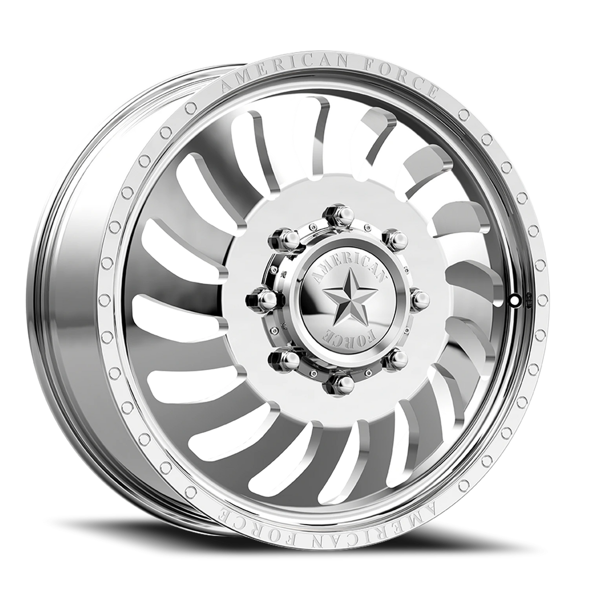 American Force DB06 Wave DBO Polished 20x8.25 +169 8x200mm 142mm - Wheelwiz