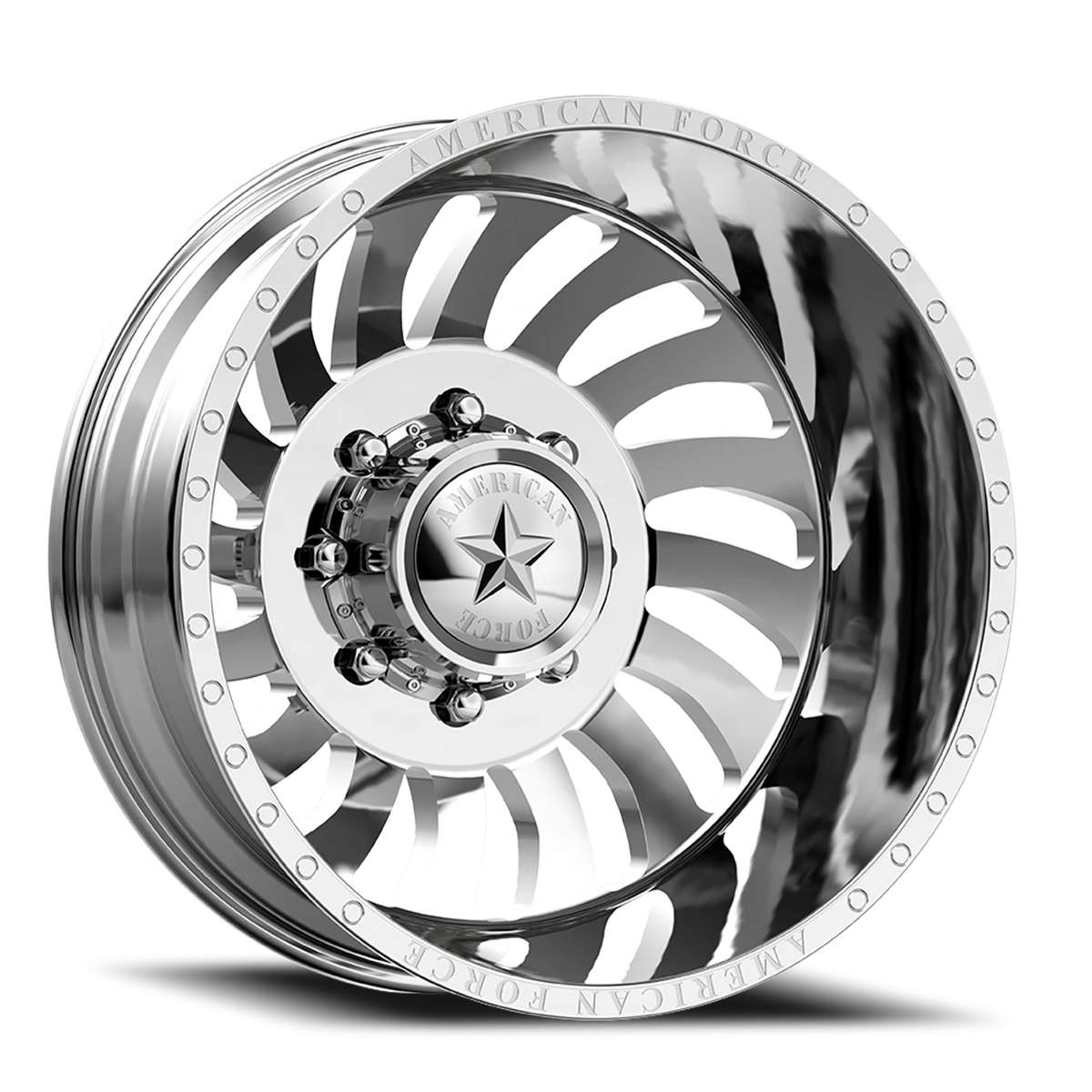 American Force DB06 Wave DBO Polished 22x8.25 -145 8x200mm 142mm - Wheelwiz