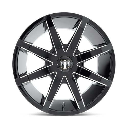 DUB S109 PUSH Gloss Black Milled 20x8.5 +10 5x115|5x120.65mm 72.6mm