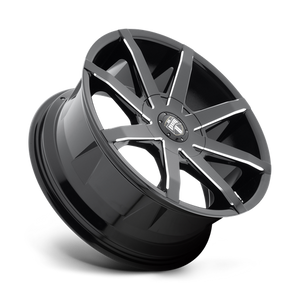 DUB S109 PUSH Gloss Black Milled 20x8.5 +30 5x114.3|5x127mm 72.6mm