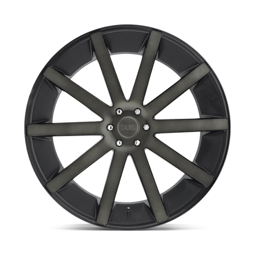 DUB S121 SHOT CALLA Matte Black Double Dark Tint 22x10.5 +35 5x127mm 71.5mm