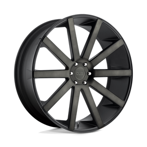DUB S121 SHOT CALLA Matte Black Double Dark Tint 22x9 +38 5x114.3mm 72.6mm