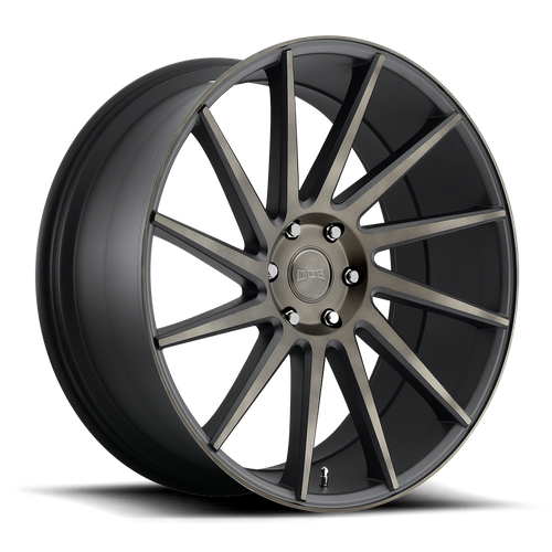 DUB S128 CHEDDA Matte Black Double Dark Tint 24x10 +30 6x139.7mm 78.1mm - WheelWiz