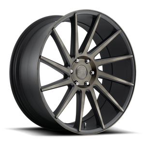 DUB S128 CHEDDA Matte Black Double Dark Tint 24x10 +30 6x139.7mm 78.1mm - WheelWiz