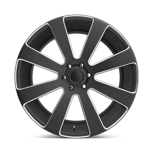 DUB S187 8-BALL Matte Black Milled 22x9.5 +20 6x139.7mm 78.1mm