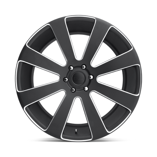 DUB S187 8-BALL Matte Black Milled 24x10 +30 6x135mm 87.1mm