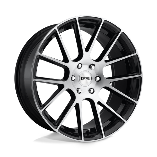 DUB S206 LUXE Gloss Black Brushed 22x9.5 +30 6x139.7mm 78.1mm