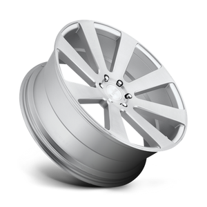 DUB S213 8-BALL Gloss Silver Brushed 22x9.5 +20 6x139.7mm 78.1mm - Wheelwiz