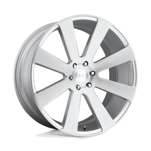 DUB S213 8-BALL Gloss Silver Brushed 22x9.5 +20 6x139.7mm 78.1mm - Wheelwiz