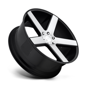 DUB S217 BALLER Gloss Black Brushed 24x10 +30 6x135mm 87.1mm