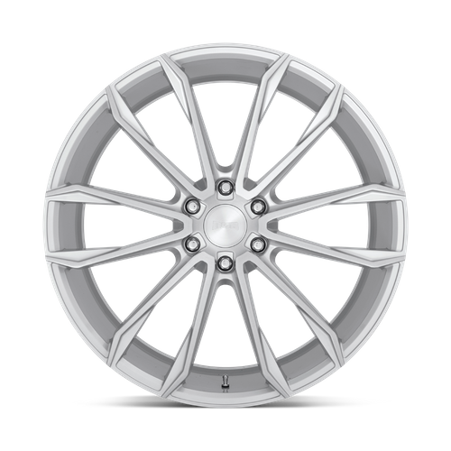 DUB S248 CLOUT Gloss Silver Brushed 24x10 +30 6x139.7mm 106.1mm