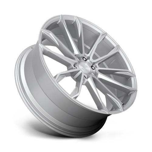 DUB S248 CLOUT Gloss Silver Brushed 24x10 +30 6x139.7mm 106.1mm